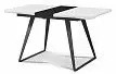 Стол раскладной Frankfurt 110-140, белый/черный