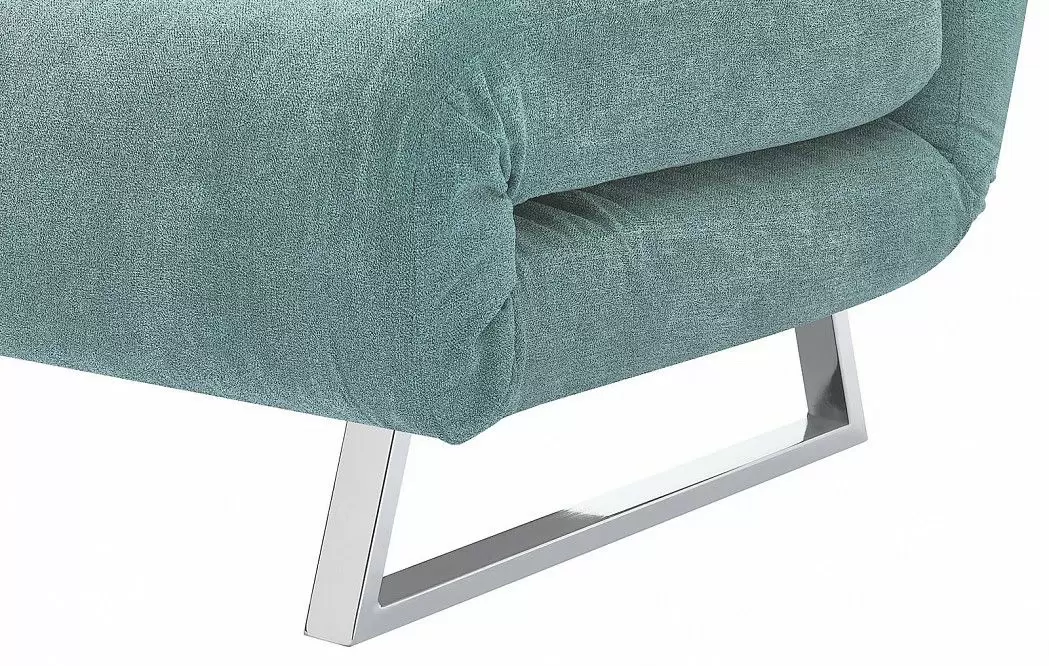 Кресло-кровать Rosy, бирюзовый/хром - фото 7