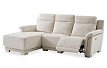 Диван-реклайнер Jonathan угловой (левый), бежевый