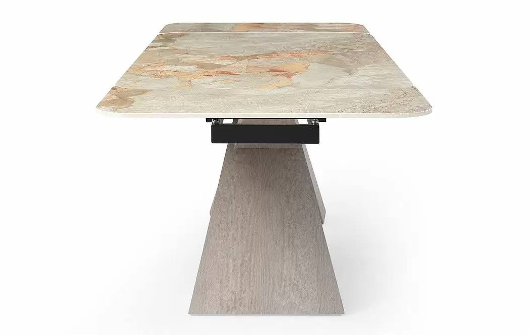 Стол раскладной Torino 160-240, серая керамика/серый дуб - фото 13