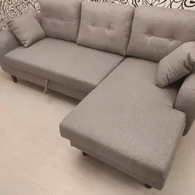 Диван-кровать North угловой (правый), серый