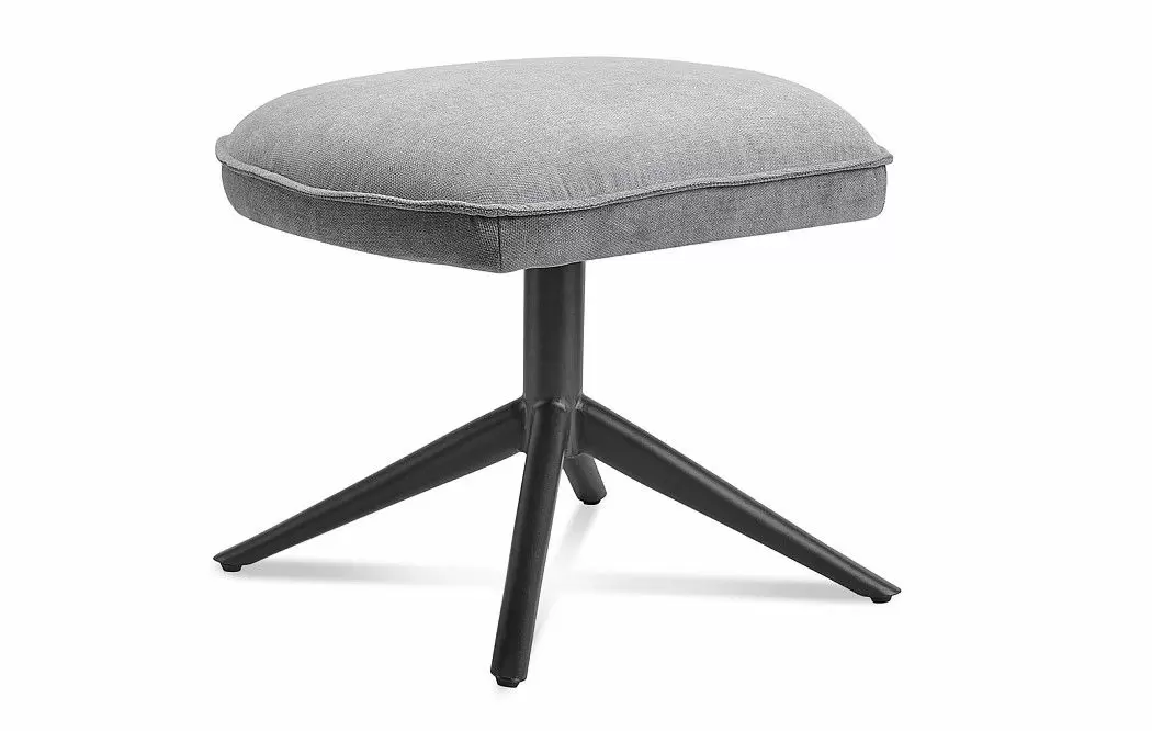 Кресло и оттоманка Lucille, серый - фото 12