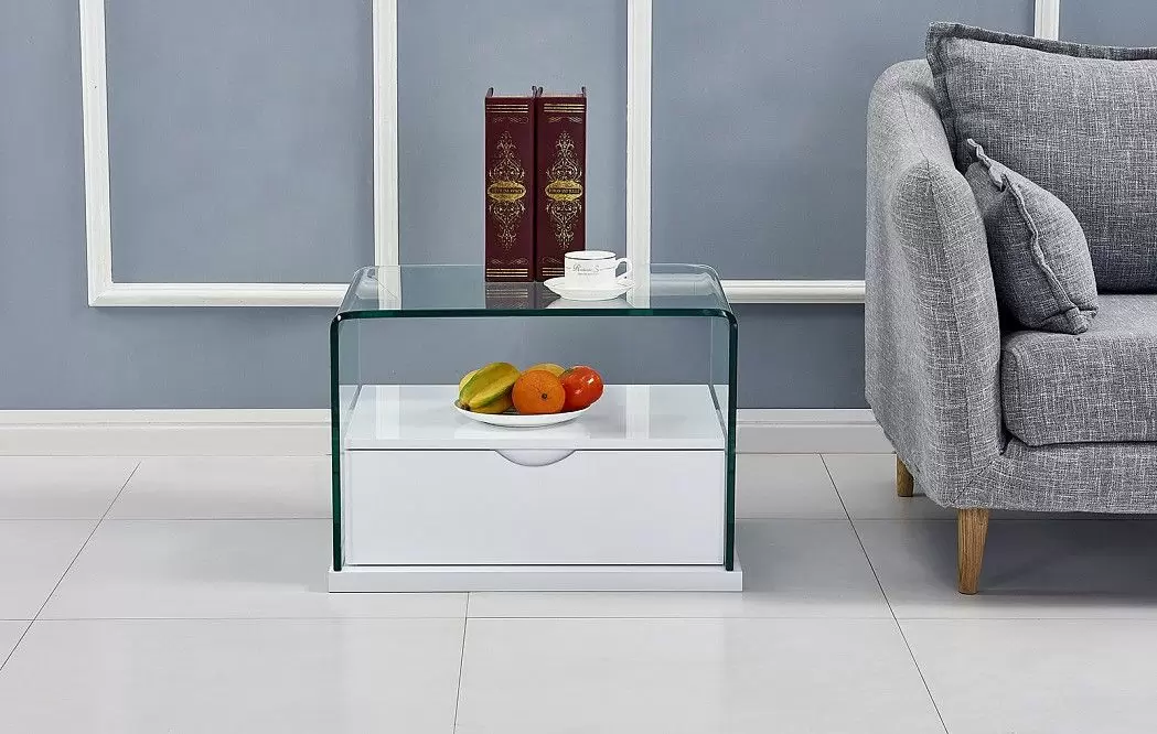 Столик приставной Stanley, белый - фото 12