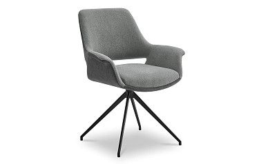 Стул Ruth, темно-серый/графит