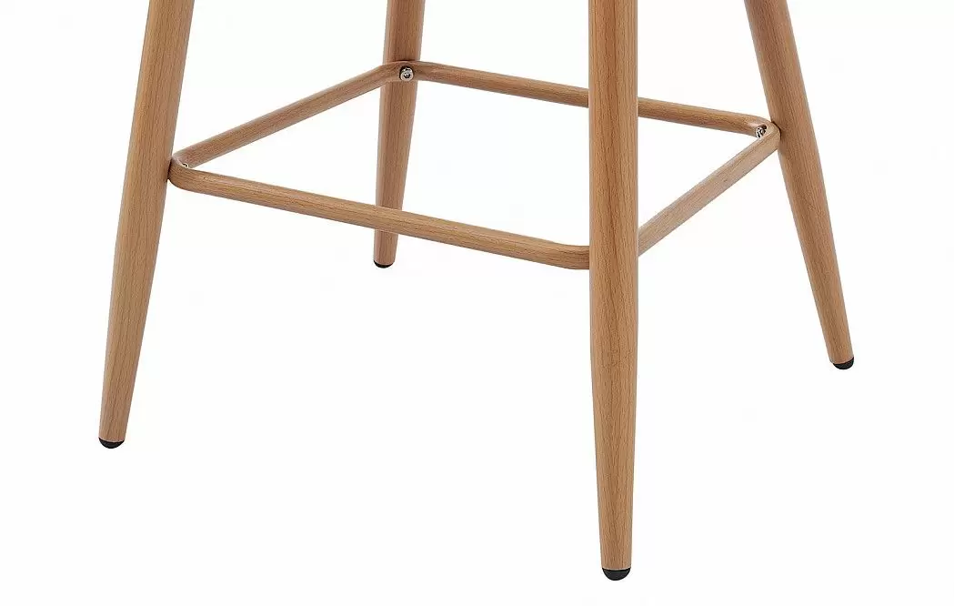 Стул полубарный Matt, желтый карри/дерево - фото 5