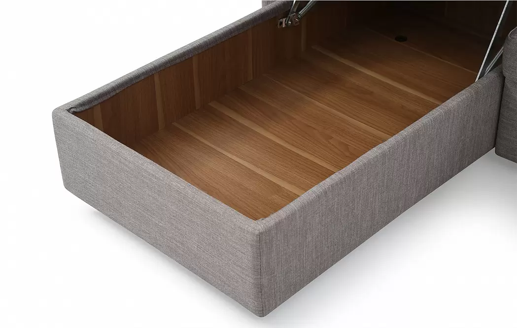 Диван-кровать Rotterdam угловой (левый), цвет серый - фото 13