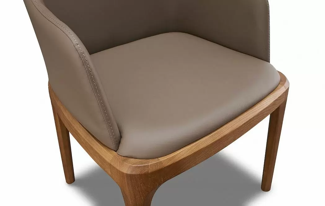 Стул Sir, серо-коричневый - фото 7