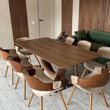 Стол Rimini 180, стул Jody бежевый - IMG-20250307-WA0034