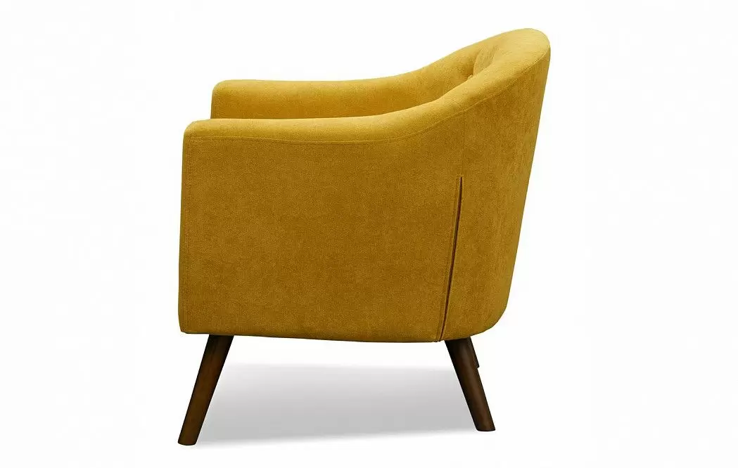 Кресло Florence, желтый шафран/орех - фото 5