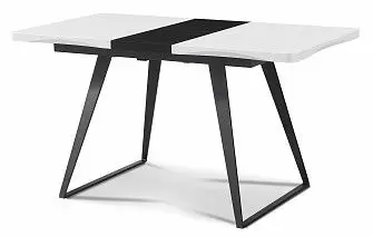 Стол раскладной Frankfurt 110-140, белый/черный