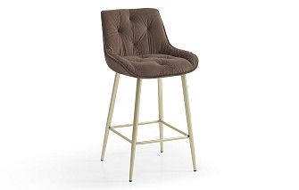 Стул барный Joely Bar (76), коричневый/шампань