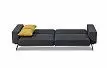 Диван-кровать Soho, графитовый/желтый