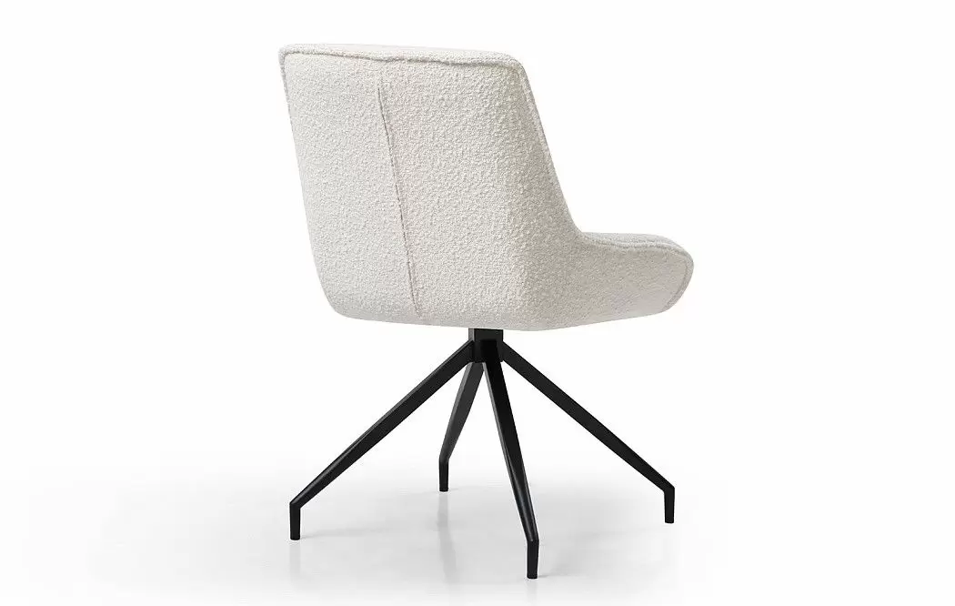 Стул Joely, белый тедди/черный - фото 12