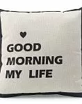 Подушка Good Morning My Life, принт