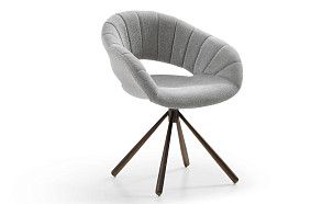 Стул Alessa, серый/бронза Стул Alessa, серый/бронза