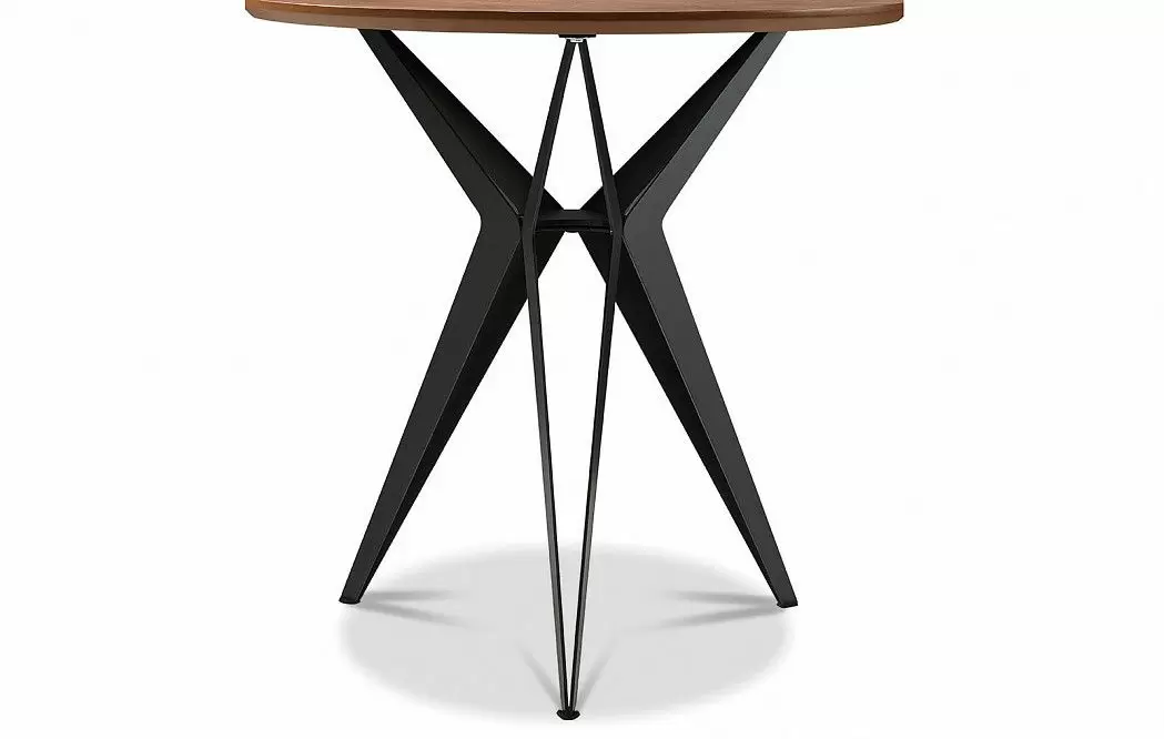 Стол журнальный Elegance (60), орех/черный - фото 5