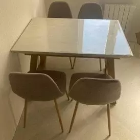 Стул Jackson, голубой/черный