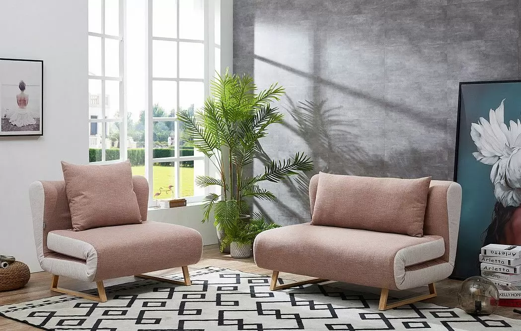 Кресло-кровать Rosy, коралловый - фото 3