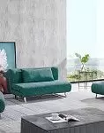 Комплект мягкой мебели Rosy, темно-бирюзовый