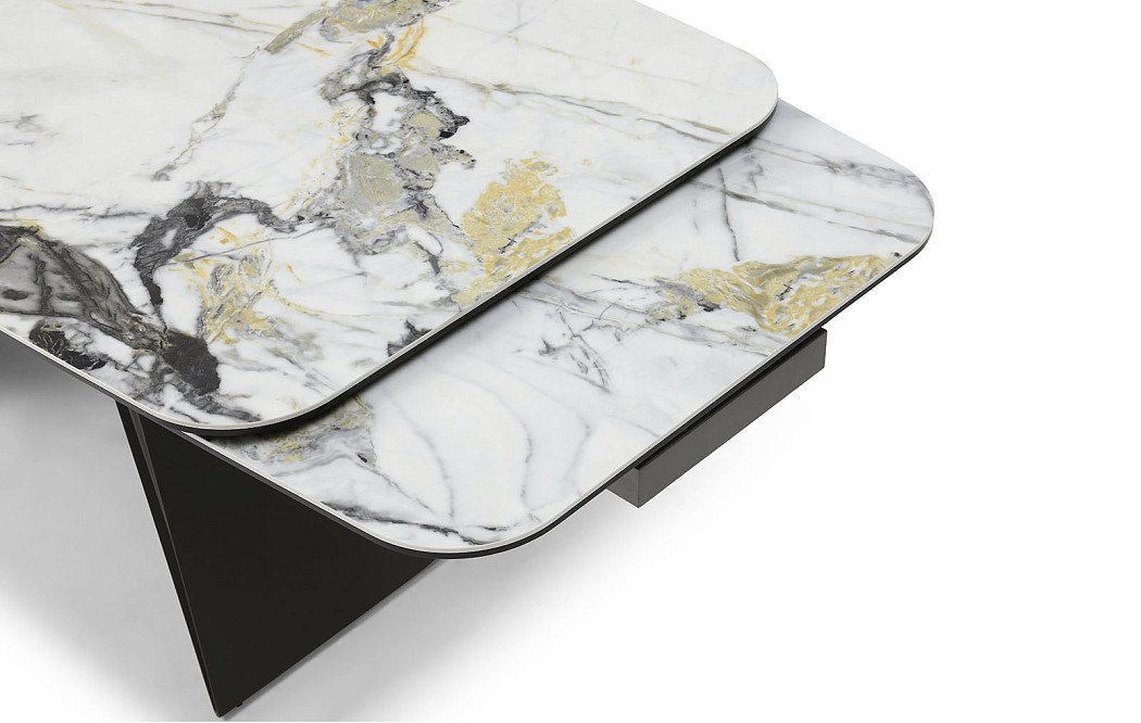 Стол раскладной Richard 160-240, светлая керамика/серый - фото 6