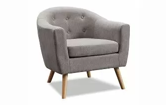 Кресло Florence, серо-бежевый/натуральный