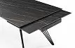 Стол раскладной Parma 180-280, черная керамика