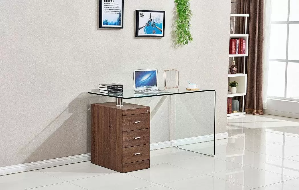 Стол письменный Waterfall, темное дерево - фото 9