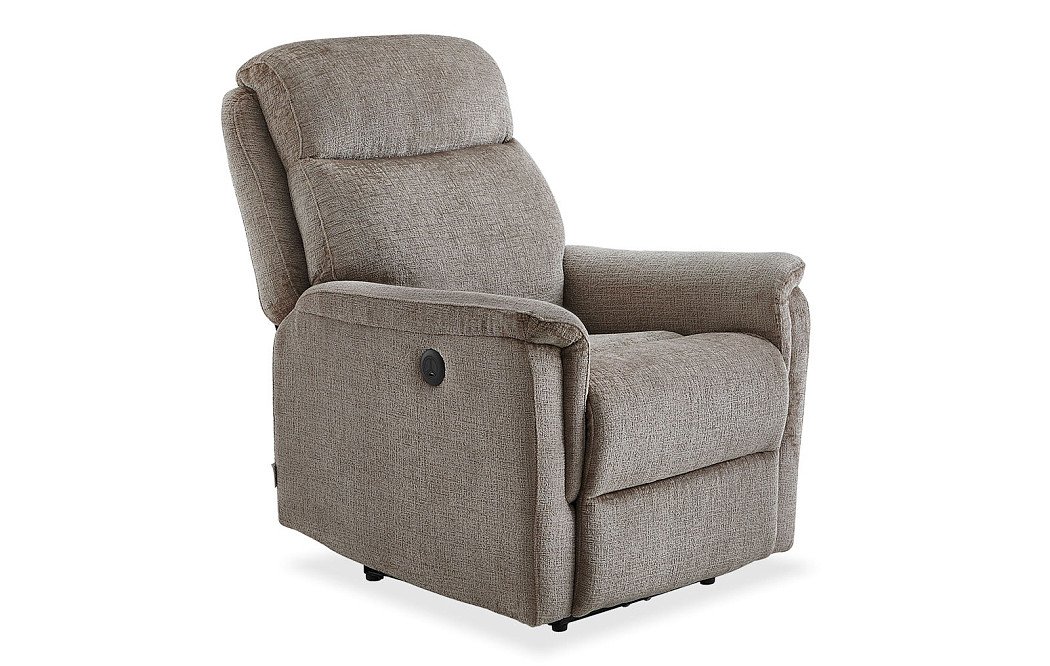 Кресло-реклайнер Stanley, серо-бежевый - фото 5