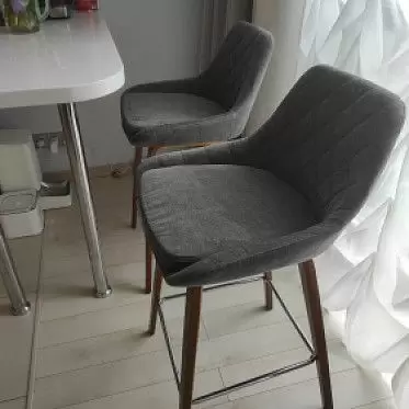 Стул полубарный Joan (65), дымчатый