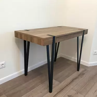 Стол письменный Project, орех/черный IMG-20190910-WA0041