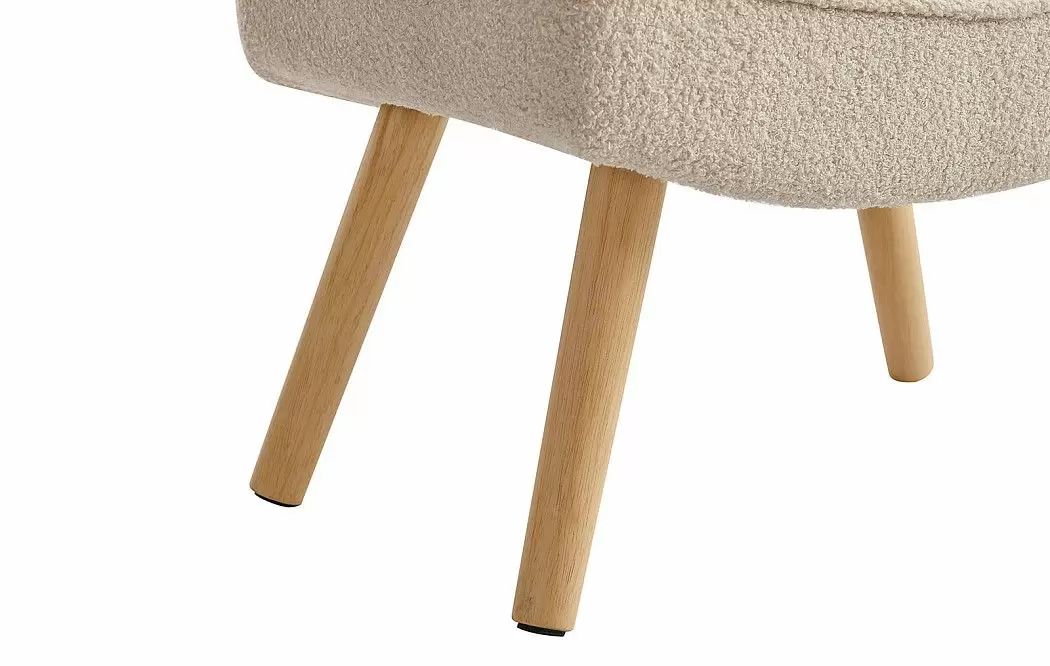 Кресло и оттоманка Hygge, кремовый/натуральный - фото 14