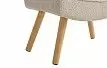 Кресло и оттоманка Hygge, кремовый/натуральный
