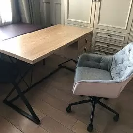 Кресло Julietta, серый/розовый