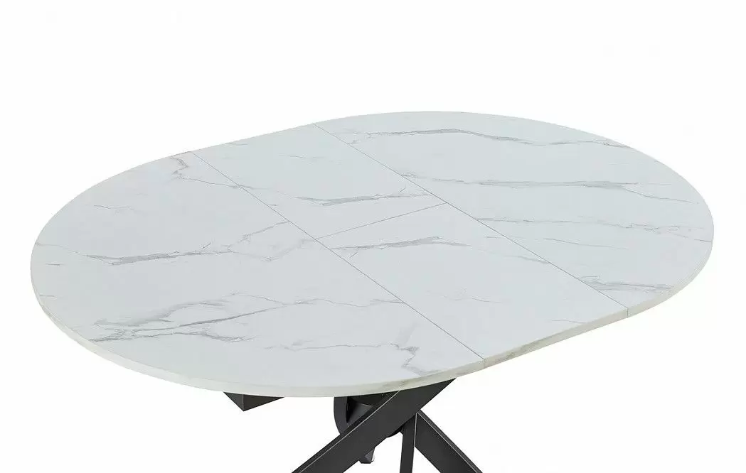 Стол раскладной Charly 100-129, светлый мраморный рисунок - фото 8