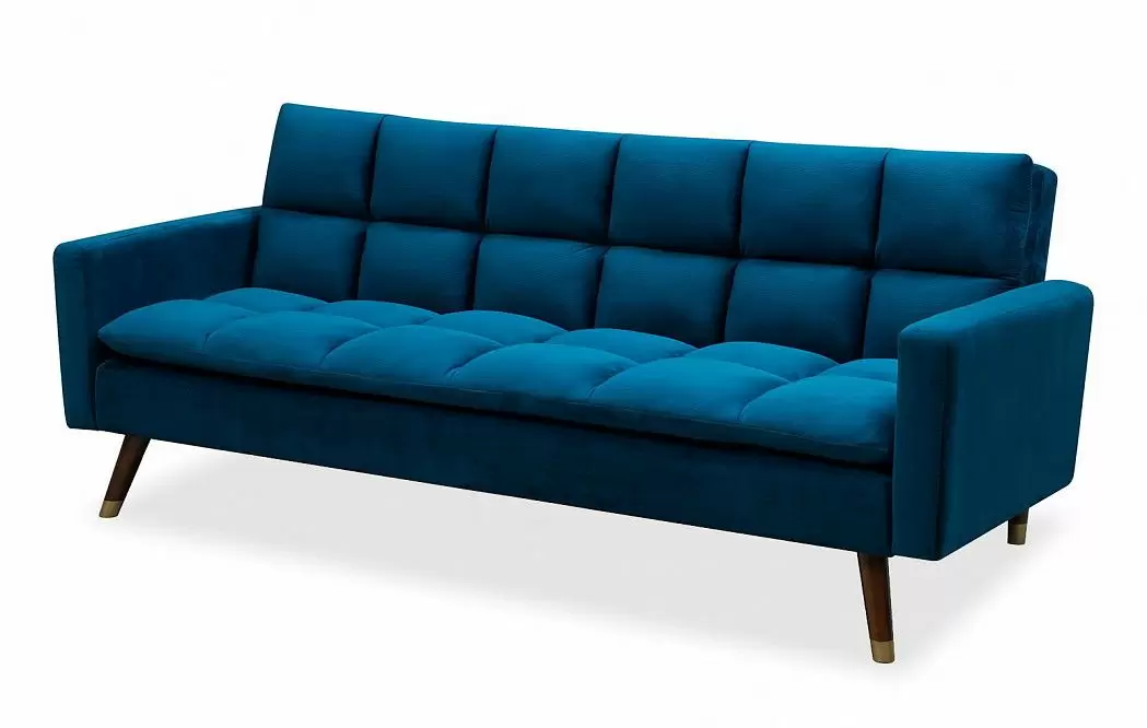 Диван-кровать Felicity, темно-синий/орех - фото 6