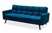 Диван-кровать Felicity, темно-синий/орех