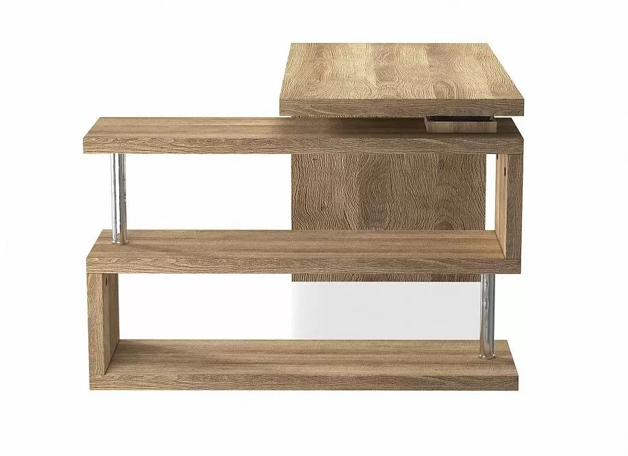 Стол письменный Creator, орех/хром - фото 5