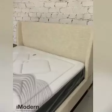 ВИДЕО Кровать с подъемным механизмом Carrera, обзор кровати с мягким изголовьем