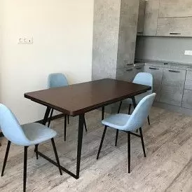 Стул Jackson, голубой/черный