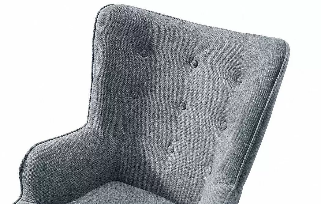 Кресло Hygge, серый/натуральный - фото 7