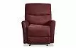 Кресло-реклайнер Lindsey, темно-красный
