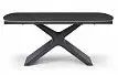 Стол раскладной Charlotta 180-260, черная керамика