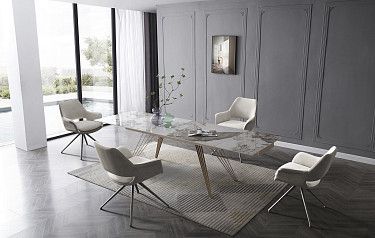 Стол Parma шампань + 4 стула Ruth