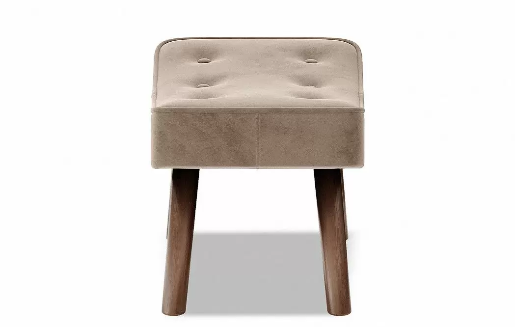 Оттоманка Hygge Classic, бежевый/орех - фото 4