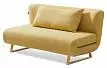 Диван-кровать Rosy 3-х местный, желтый/без принта