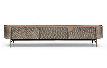 ТВ Тумба Emily, орех/бронза