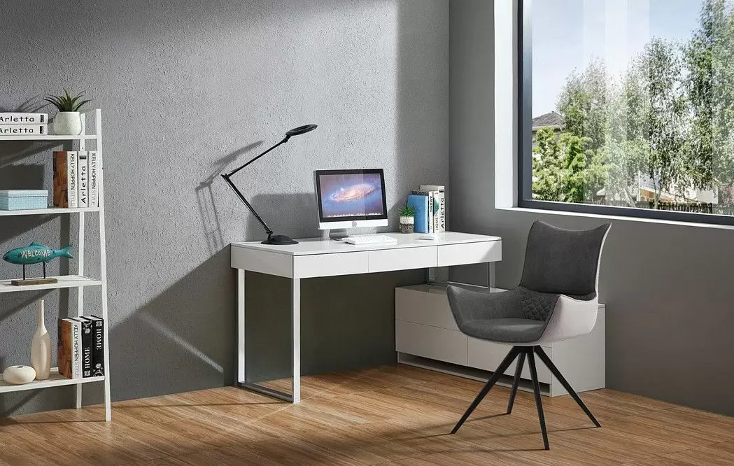 Стол письменный Dresden, белый/хром - фото 4