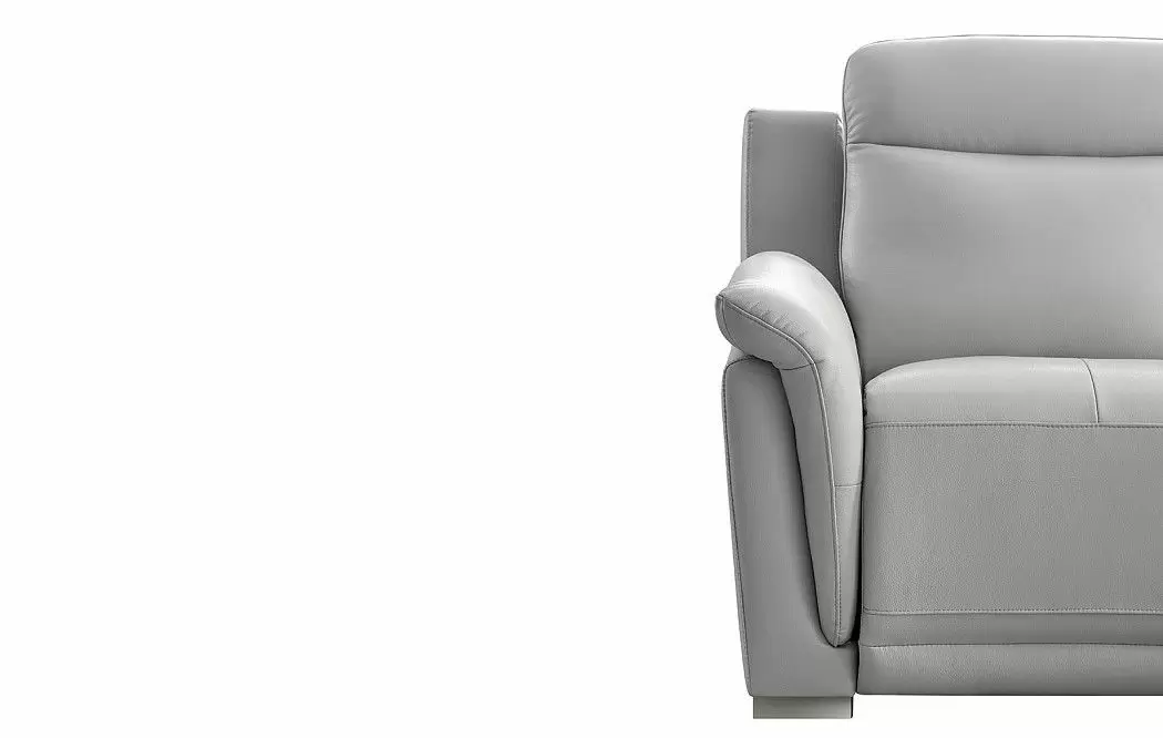 Диван-реклайнер Jonathan угловой (правый), светло-серый - фото 12