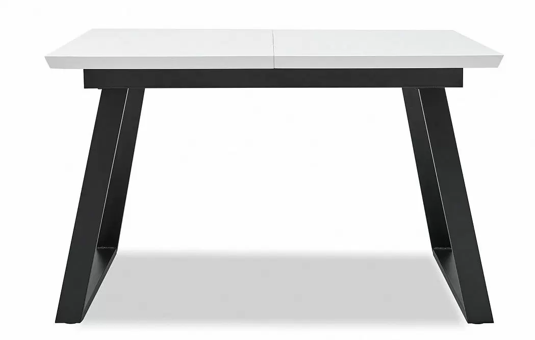 Стол раскладной Dakota 120-160, белый/черный - фото 6