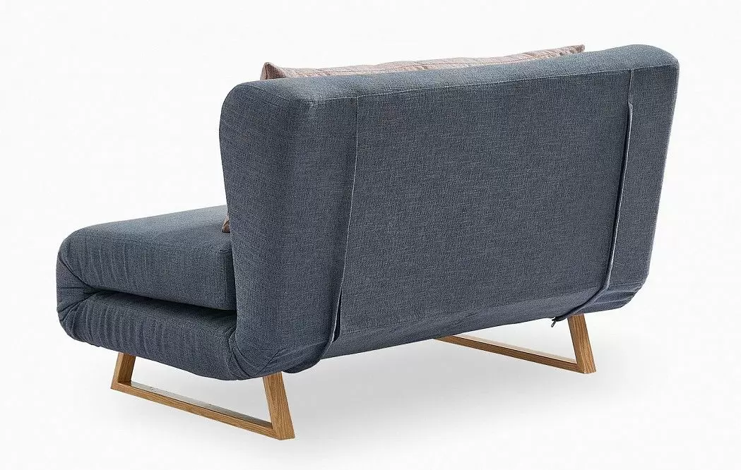 Диван-кровать Rosy 2-х местный, синий/коралловый - фото 12